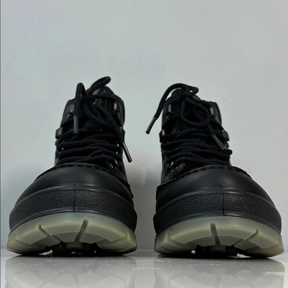 NWOT Ecco Men’s Track‎ 25 High GoreTex Waterproof Black Boots Size 5-5.5